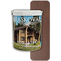 Пропитка для дерева 0,9 л Махагон Kraskovar Eco Lazur