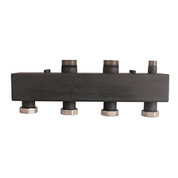 Коллектор распределительный 2 отопительных контура 1 1/2' Rommer