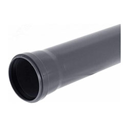 Труба для внутренней канализации Ø 110х2.7х150 мм Серая ПП Политэк
