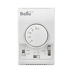 Термостат BALLU BMC-1 накладной комнатный механический проводной НО/НЗ