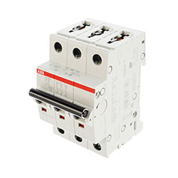 Автоматический выключатель 3п S203 С 6А 6,0кА ABB