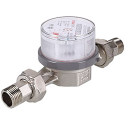 Счетчик воды универсальный 1/2' со сгонами +90°С 1.5 м³/ч 110 мм VLF-15U VALTEC