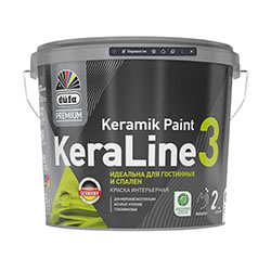 Краска глубокоматовая для стен и потолков 5л BW DUFA Premium Keraline 3