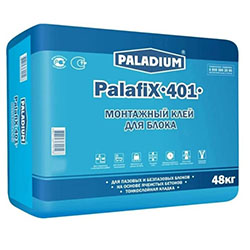 Монтажный клей для блока 48 кг PALADIUM PalafiX-401