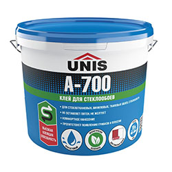 Клей для стеклообоев ведро 10 кг UNIS A-700