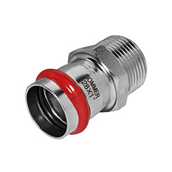 Переходник ВПр-НР Ø 28х1" Нержавеющая сталь пресс ROMMER