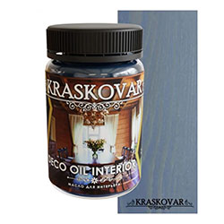 Масло для интерьера 150 мл Аквамарин Kraskovar Deco Oil Interior