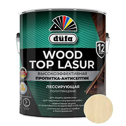 Пропитка-Антисептик для дерева Бесцветный 2,5 л Dufa Wood top Lasur