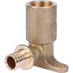 Уголок ВР 16 х 1/2' удлиненный с креплением аксиальный SFA-0032-001612 STOUT