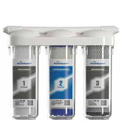 Фильтр трехступенчатый под мойку с отдельным краном АКВАБРАЙТ АБФ-ТРИА - СТАНДАРТ