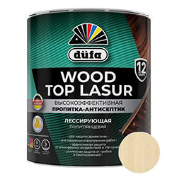 Пропитка-Антисептик для дерева Бесцветный 0,9 л Dufa Wood top Lasur