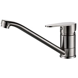 Смеситель для кухни с длинным изливом нержавеющая сталь VALFEX Rigel Chrome VF.42802