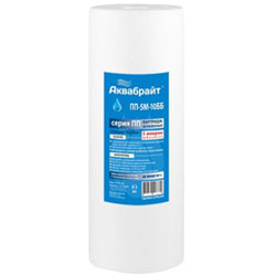 Картридж из полипропиленового волокна Аквабрайт ПП-5М-10ББ