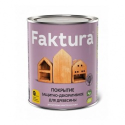 Покрытие Faktura для дерева Махагон с льняным маслом и ионами серебра 0,7 л