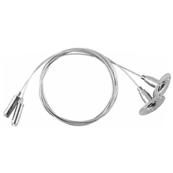 Комплект подвесов для AL2115 и шинопровода 1500 мм Серебро CAB1002 FERON