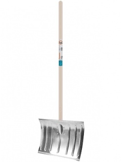 Лопата снегоуборочная Снежок с черенком 1380х350х430 мм