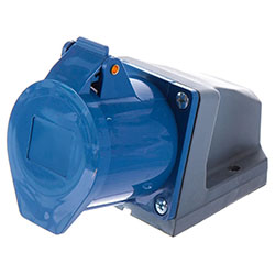 Розетка MAGNUM стационарная ССИ-123 32A 2P+PE 220В IP44 IEK