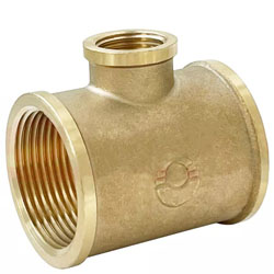 Тройник ВР-ВР-ВР 1" х 1/2" х 1" латунный переходной VALFEX