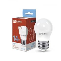 Лампа светодиодная LED-ШАР-VC 14Вт 230В E27 6500K 1330Лм IN HOME