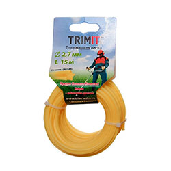 Леска триммера 2,7 Звезда 15 м TRIMIT