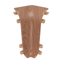 Внутренний угол для плинтуса К55 Комфорт Вишня красная