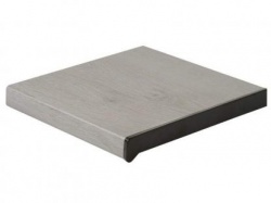 Подоконник ПВХ Moeller LD-S30 размер 200х30х6000 мм Серебристый ясень матовый