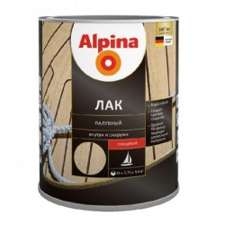 Лак Alpina алкидно-уретановый яхтный 0,75 л глянцевый