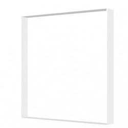 Монолитный поликарбонат 3050х2050х2мм Белый