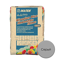 Штукатурка цементная 25 кг NIVOPLAN PLUS MAPEI