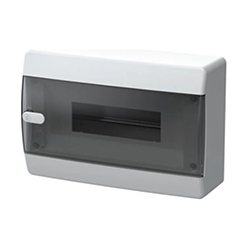 Корпус пластиковый ЩРН-П-12 IP41 Черная прозрачная дверь IEK UNION Compact