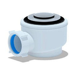 Сифон для душевого поддона 1 1/2"х50 h 53 мм клик-клак E450CL АНИ пласт
