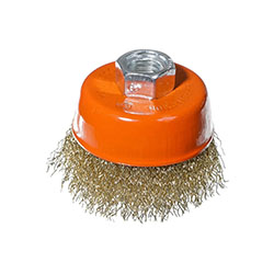 Щетка чашка для УШМ 65 мм Желтая Sturm