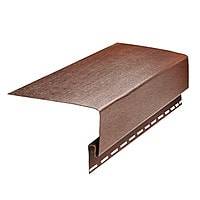 Планка околооконная коричневая 3000 мм  Fine ber сайдинг