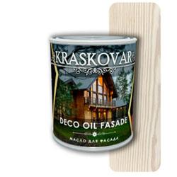 Масло для фасада KRASKOVAR Deco Oil Fasade 2,2 л белоснежный