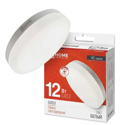 Лампа светодиодная LED-GX53-VC 12Вт 230В 4000К 1140Лм IN HOME Лампа светодиодная LED-GX53-VC 12Вт 230В 4000К 1140Лм IN HOME