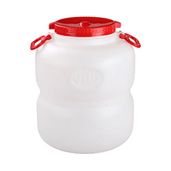 Канистра-бочка 40 л с крышкой и ручками Байкал М6377