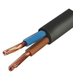 Кабель ПВС 2х1,5 чёрный ТУ