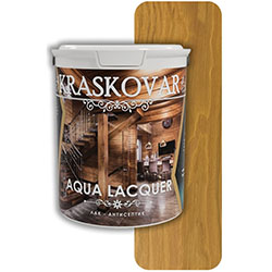 Лак-антисептик для дерева и камня Орегон 0,9 л Kraskovar Aqua Lacquer