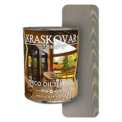 Масло для террас Серое Небо 0,75л Kraskovar Deco Oil Terrace
