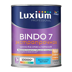 Краска матовая 0,9 л база BС Dulux/Luxium Bindo 7