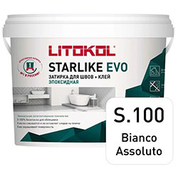 Эпоксидная затирка LITOKOL STARLIKE EVO S.100 BIANCO ASSOLUTO 2,5 кг