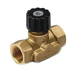 Клапан балансировочный ручной латунь 2014 Ду15 G1/2" Ру16 EURO Aquasfera