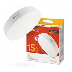 Лампа светодиодная LED-GX53-VC 15Вт 230В 3000К 1430Лм IN HOME Лампа светодиодная LED-GX53-VC 15Вт 230В 3000К 1430Лм IN HOME