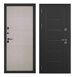 Дверь ДК Термаль ПРО М 960х2050 Левая Медь Дерево белое с фурнитурой