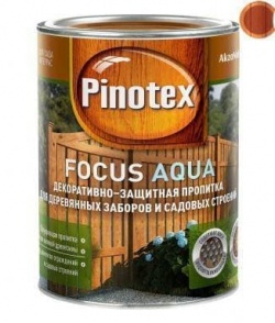 Pinotex Focus Aqua 0,75 л Красное дерево