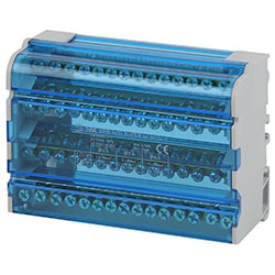 Шина на DIN-рейку NO-224-17 в корпусе Кросс-модуль ШНК 4х15 3L+PEN ERA