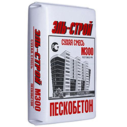 Эль-Строй Пескобетон М-300 40 кг