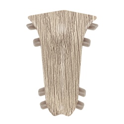 Внутренний угол для плинтуса К55 Комфорт Дуб сафари