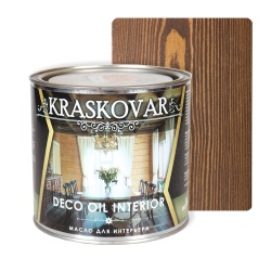 Масло для интерьера KRASKOVAR Deco Oil Interior 2,2 л Орех гварнери