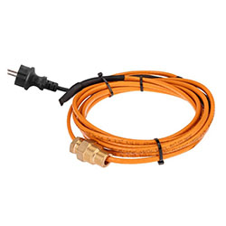 Кабель греющий саморегулирующийся пищевой SRP 10HTM2-CT в трубу 6 м/60Вт REXANT